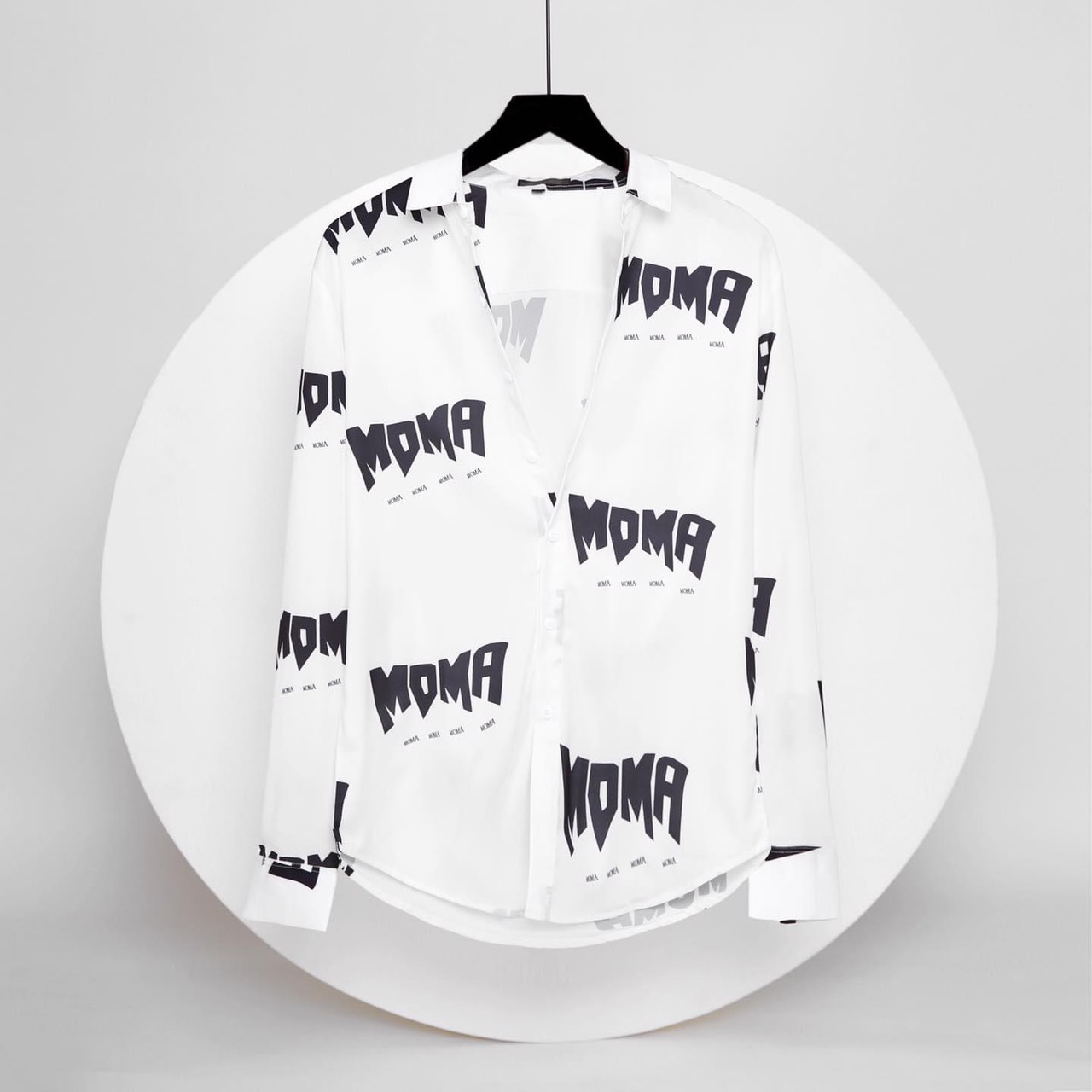 Áo sơ mi nam họa tiết vải lụa cao cấp S5