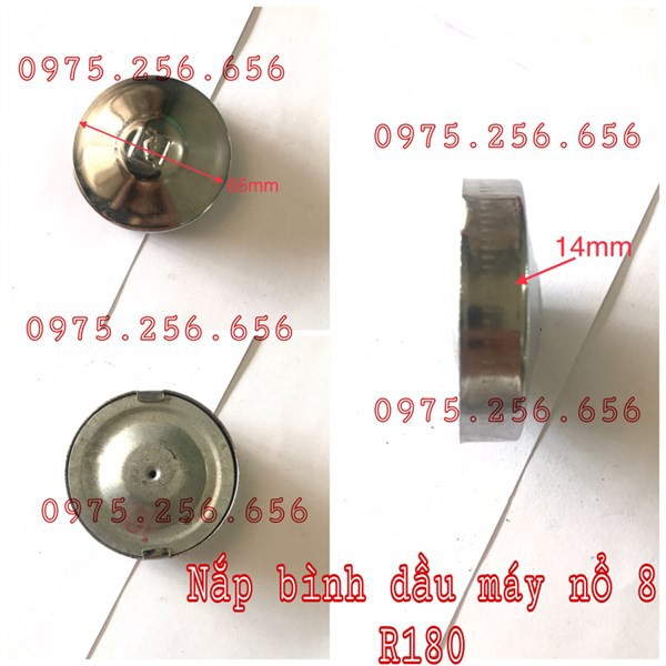 Nắp bình dầu máy nổ 8-r180 nước phụ tùng máy nổ