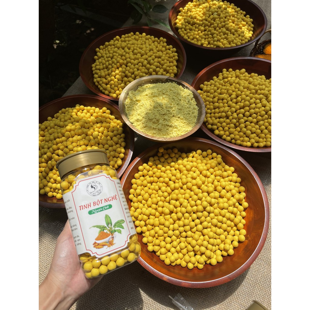 [ Handmade ] Viên Nghệ Mật Ong Hũ 500G