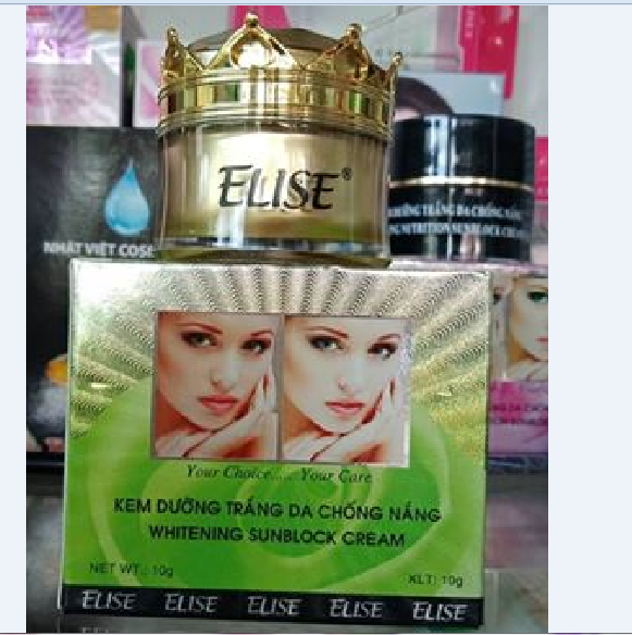 KEM ELISE DƯỠNG TRẮNG DA, CHỐNG NẮNG 10G