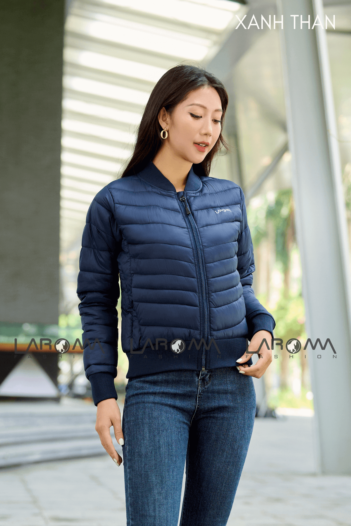 Áo phao nữ Bomber Laroma