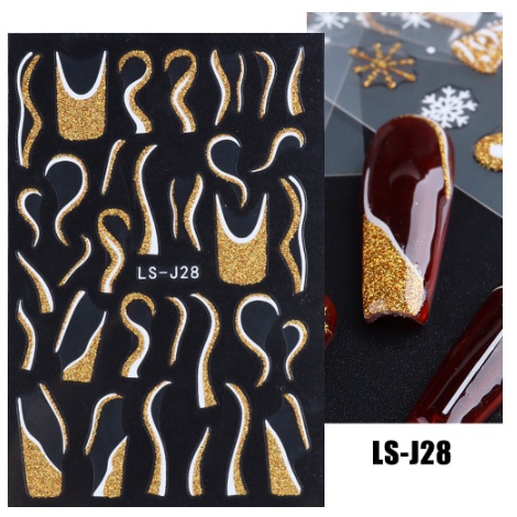 Sticker Trang Trí Móng Tay - Miếng Dán Trang Trí Móng Tay 3D Cực Đẹp
