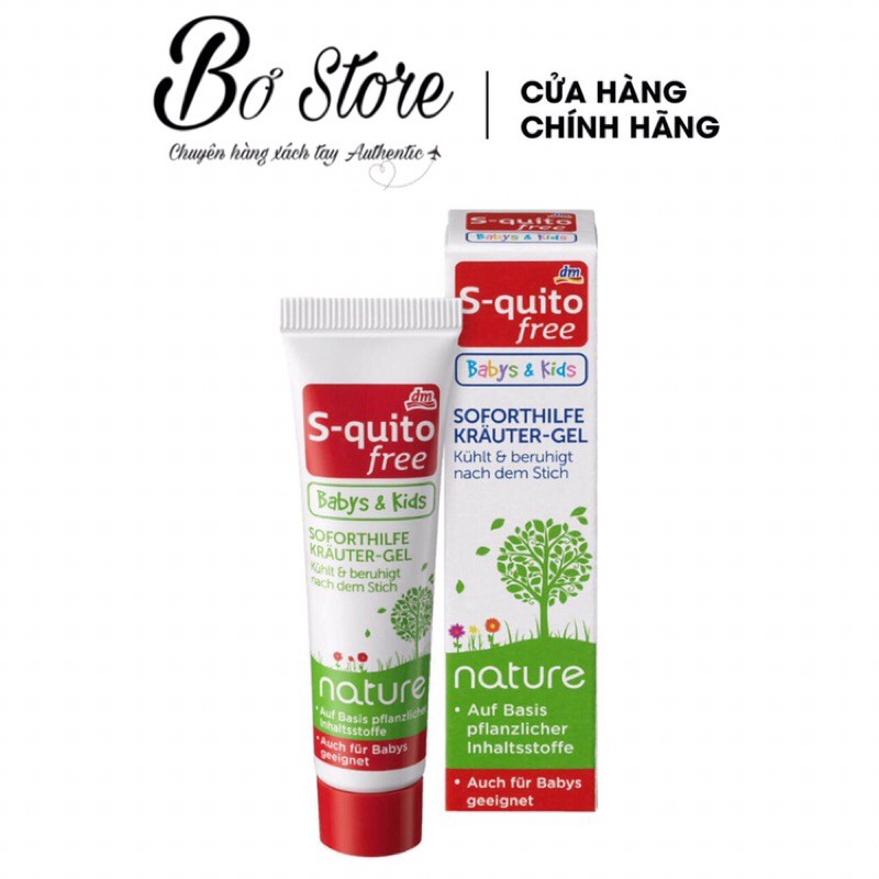 Kem bôi trị vết muỗi, côn trùng cắn squito đức
