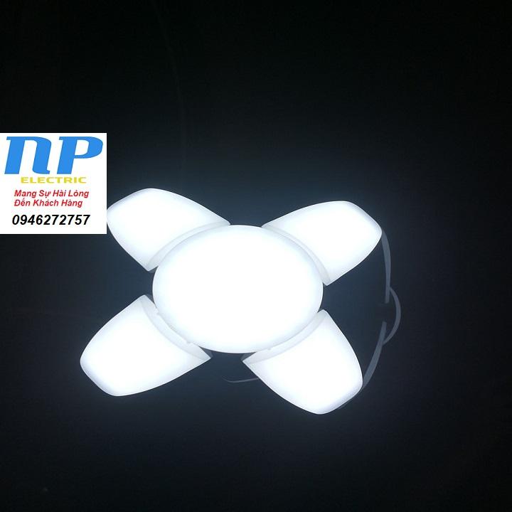 ĐÈN LED SIÊU SÁNG 60W HÌNH 4 CÁNH QUẠT - ĐUI E27