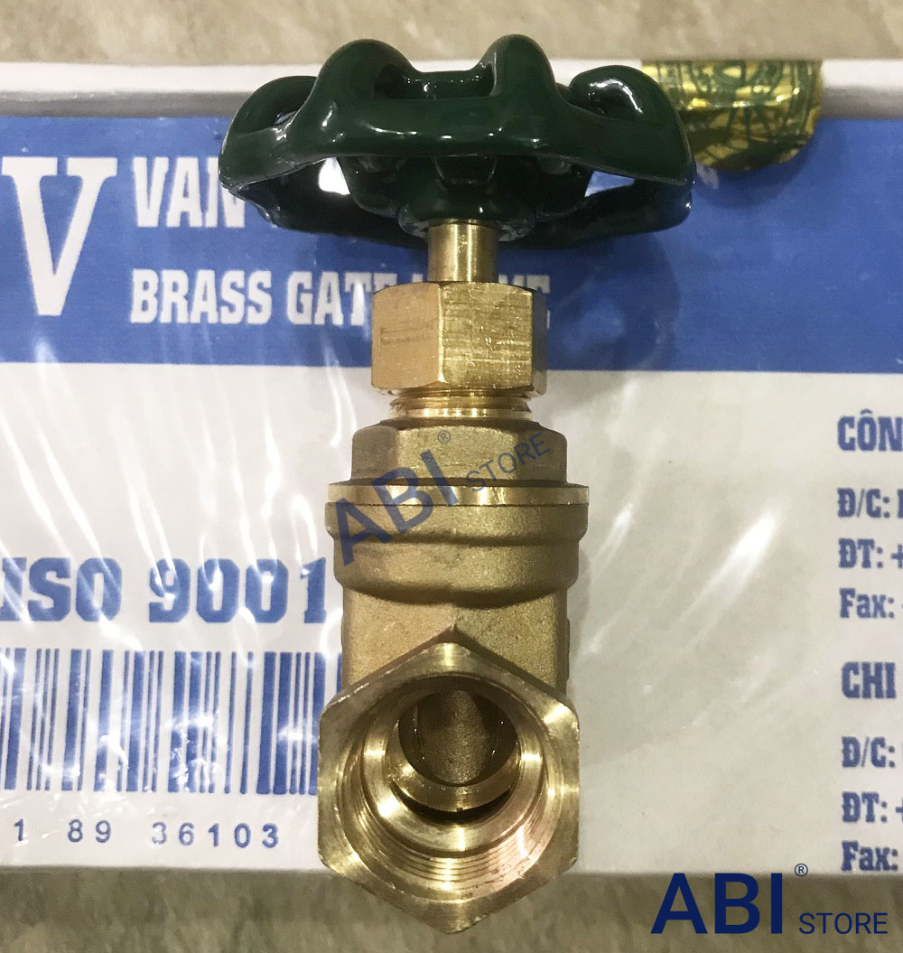 Van cửa đồng MBV dn15, dn20 Minh Hòa chính hãng, van khóa nước