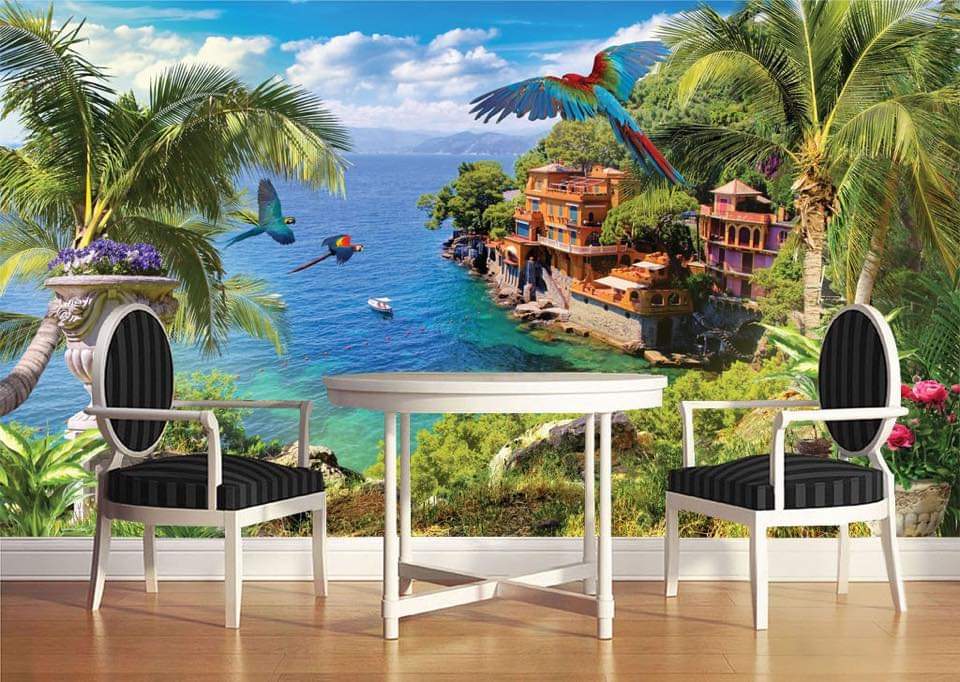 [1m2] TRANH DÁN TƯỜNG 3D DECOR PHÒNG NGỦ PHÒNG KHÁCH