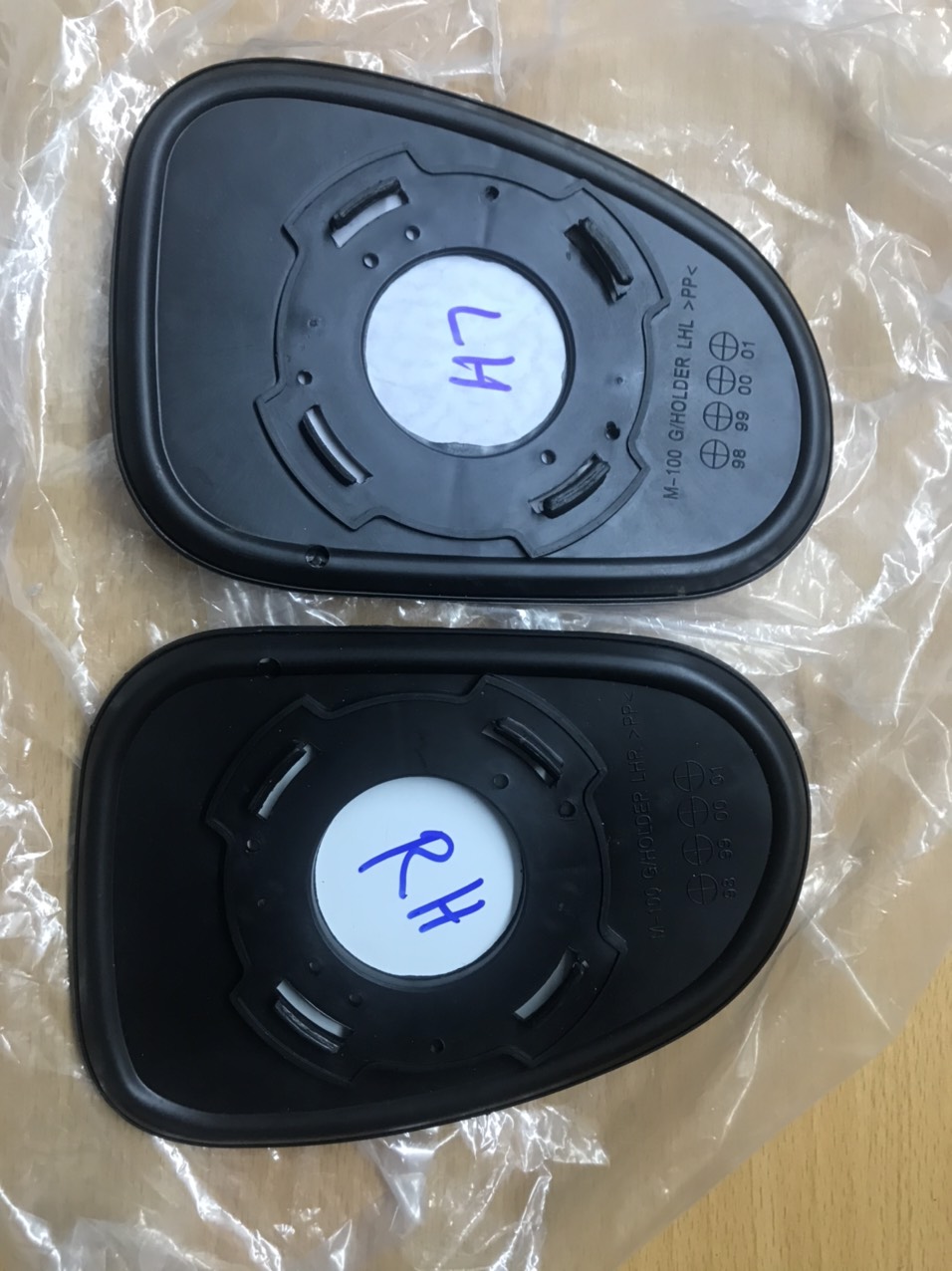 Mặt gương chiếu hậu matiz 1,2 / giá 1 cái - made in korea
