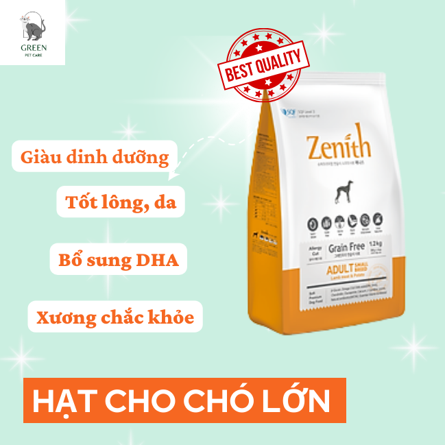 Thức ăn hạt mềm cho chó Zenith - Túi 1.2kg