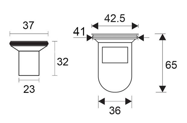 Phụ kiện thoát sàn chống mùi NX102-U