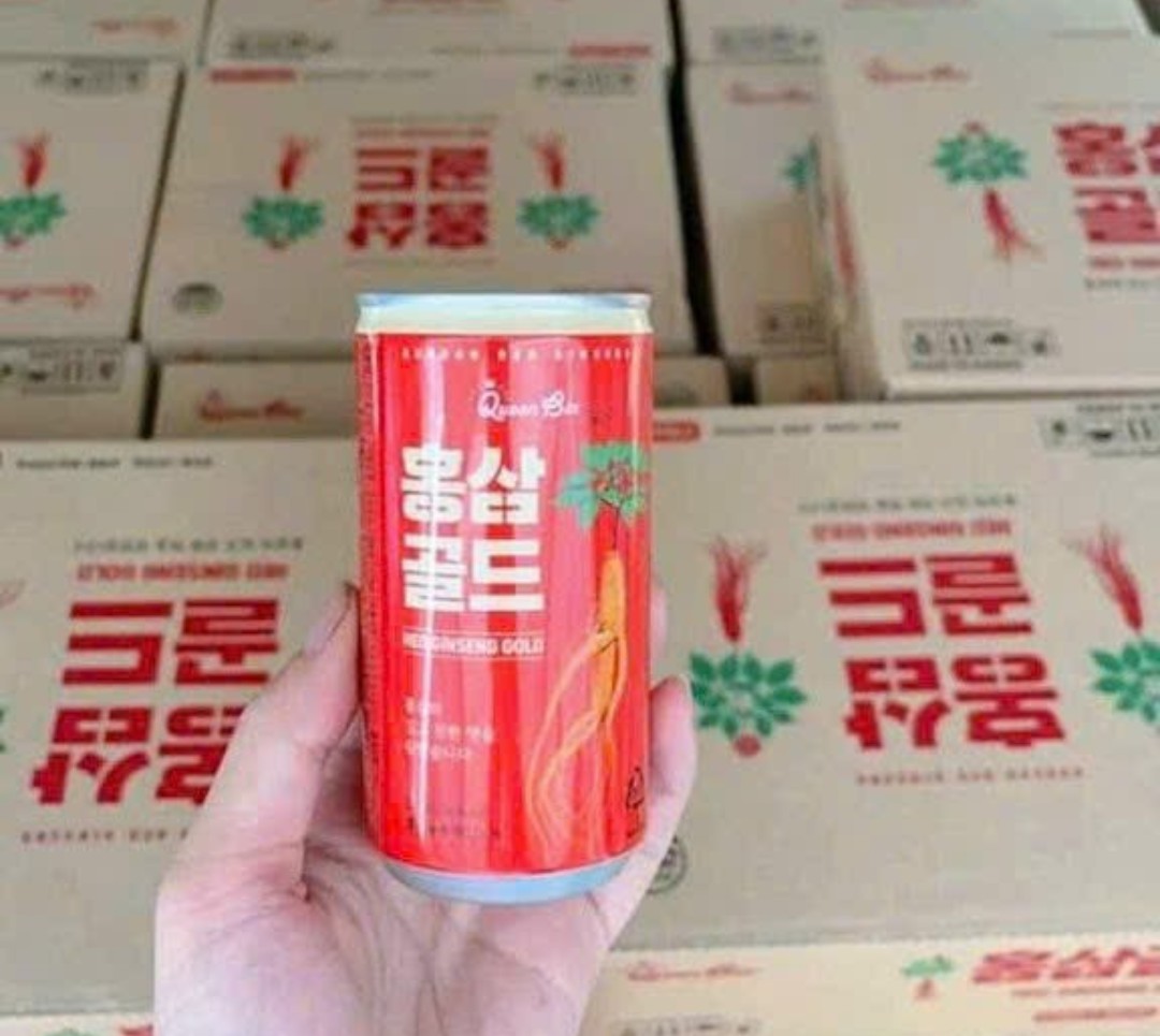 [Comboo 10 lon x 175ml] Nước Hồng Sâm Queen Bin Hàn Quốc