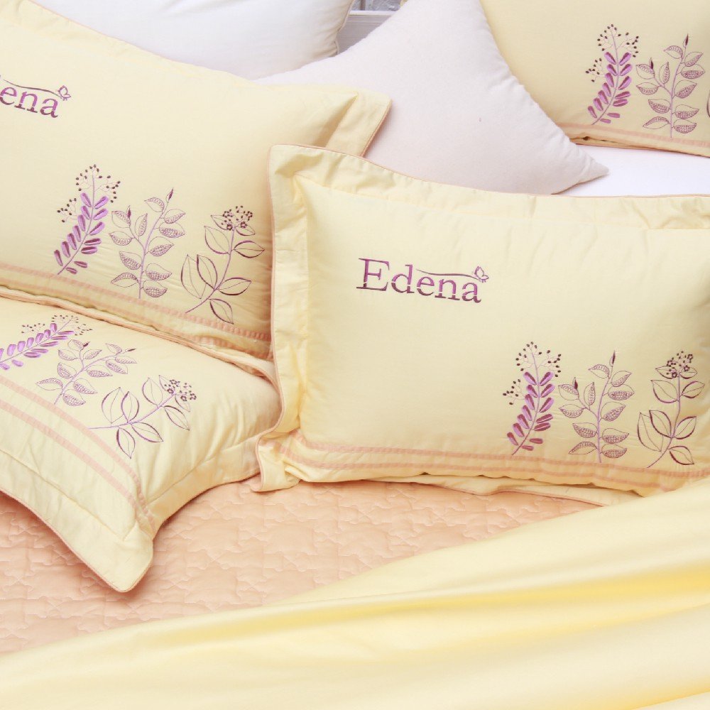 VỎ gối nằm Cotton Solid Edena - CHÍNH HÃNG, CAO CẤP