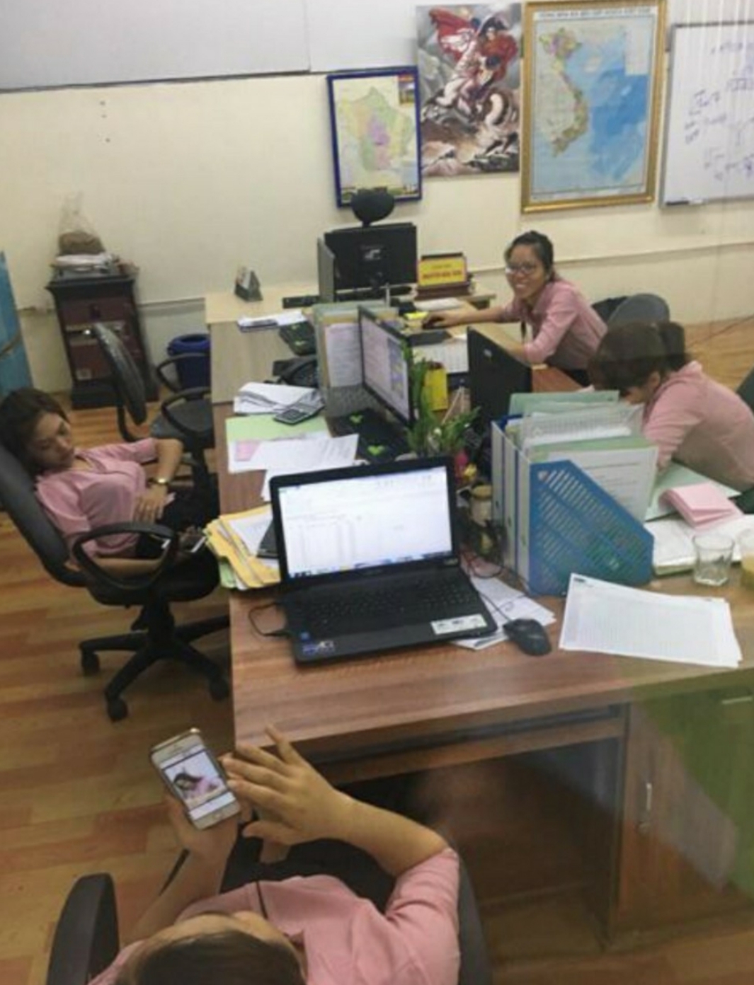 [HCM]Áo sơ mi nữ phối viền dài tay cao cấp
