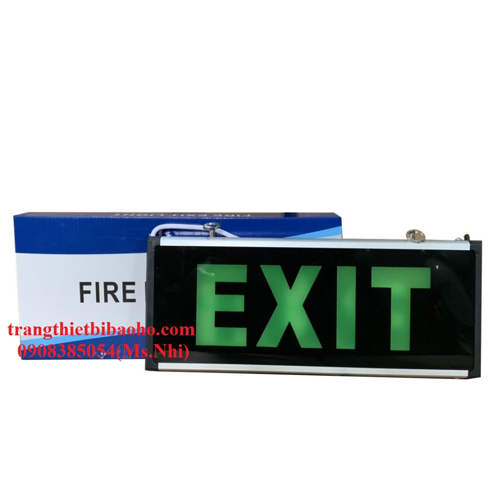 Đèn exit 1 mặt chỉ dẫn lối thoát hiểm sử dụng điện 220V