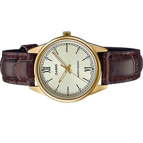 Đồng hồ nữ dây da Casio Anh Khuê LTP-V005GL-9BUDF