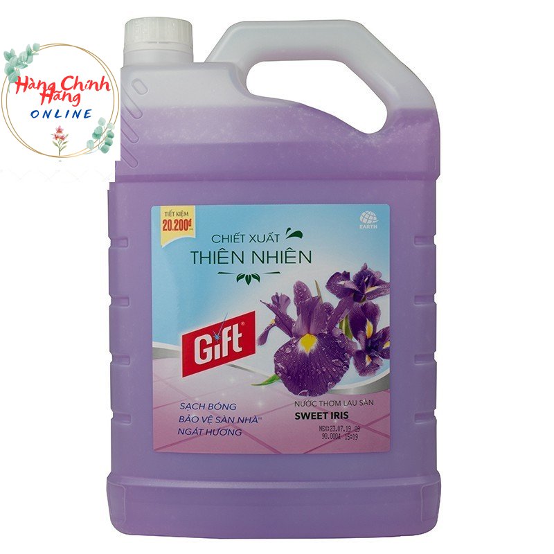 [HCM] Nước Lau Sàn Gift 3.8kg Hương SWEET IRIS