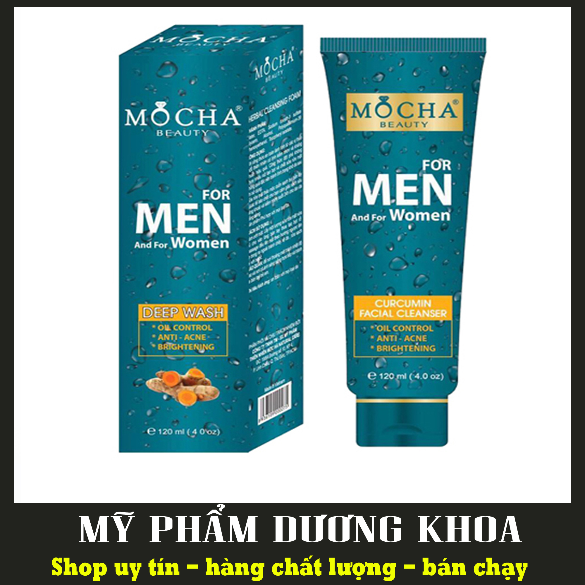 [HCM]SỮA RỬA MẶT NAM  NGHỆ NANO MOCHA -HÀNG CHÍNH HÃNG