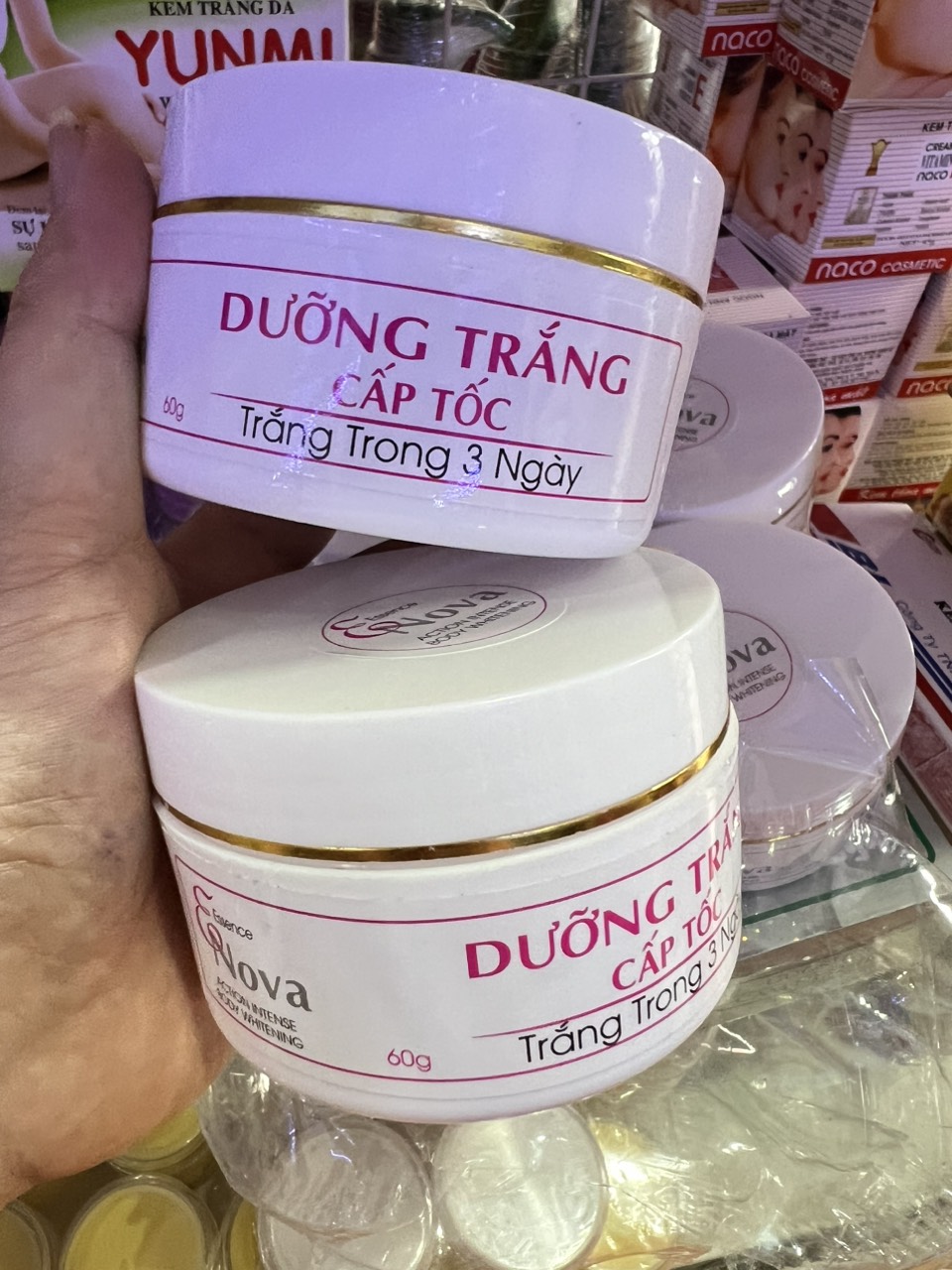 Kem Enova trắng da cấp tốc hộp 60gram