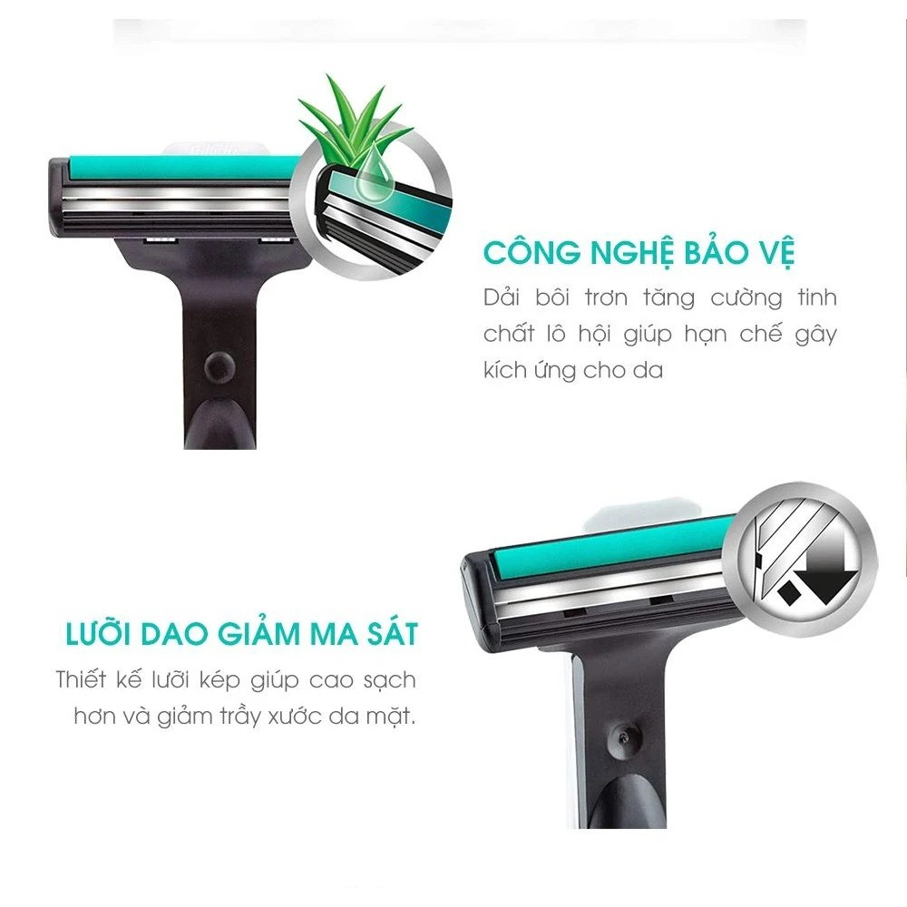 Dao Cạo Gillette D Vector 1Up Red Star