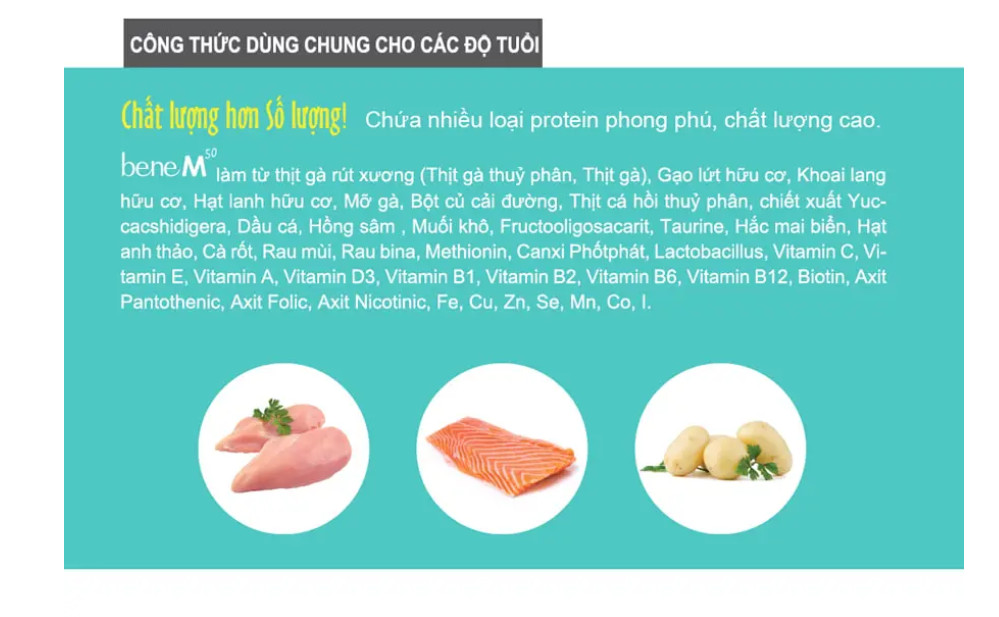 [10kg] Natural core THỨC ĂN CHO CHÓ THỊT GÀ & CÁ HỒI.