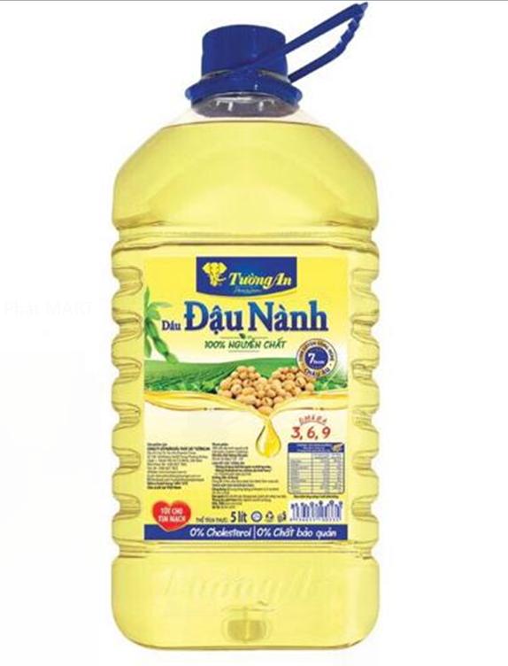 Dầu Ăn Đậu Nành Cao Cấp Tường An 5L
