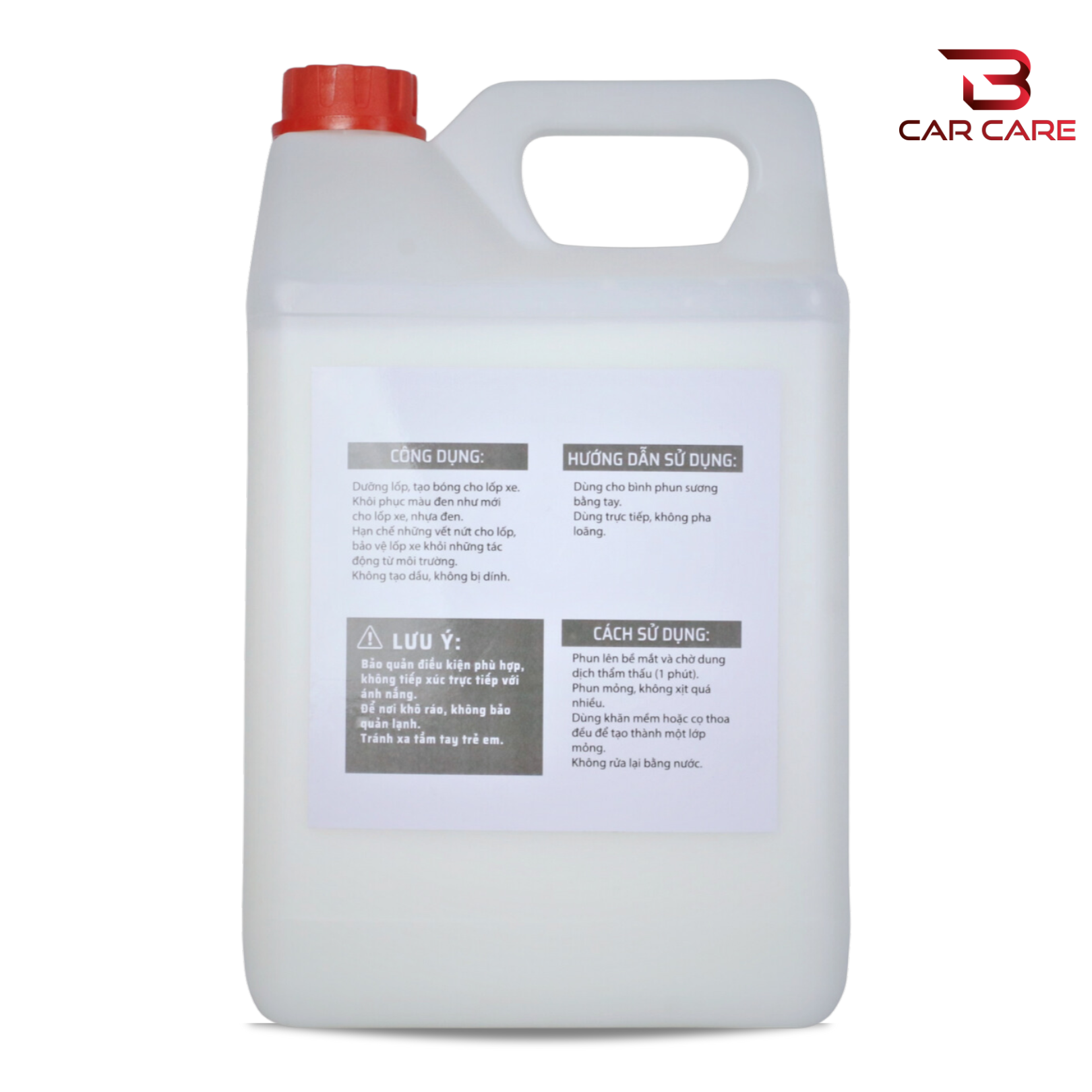 Dung dịch phục hồi, bảo dưỡng lốp xe [5 Lít]