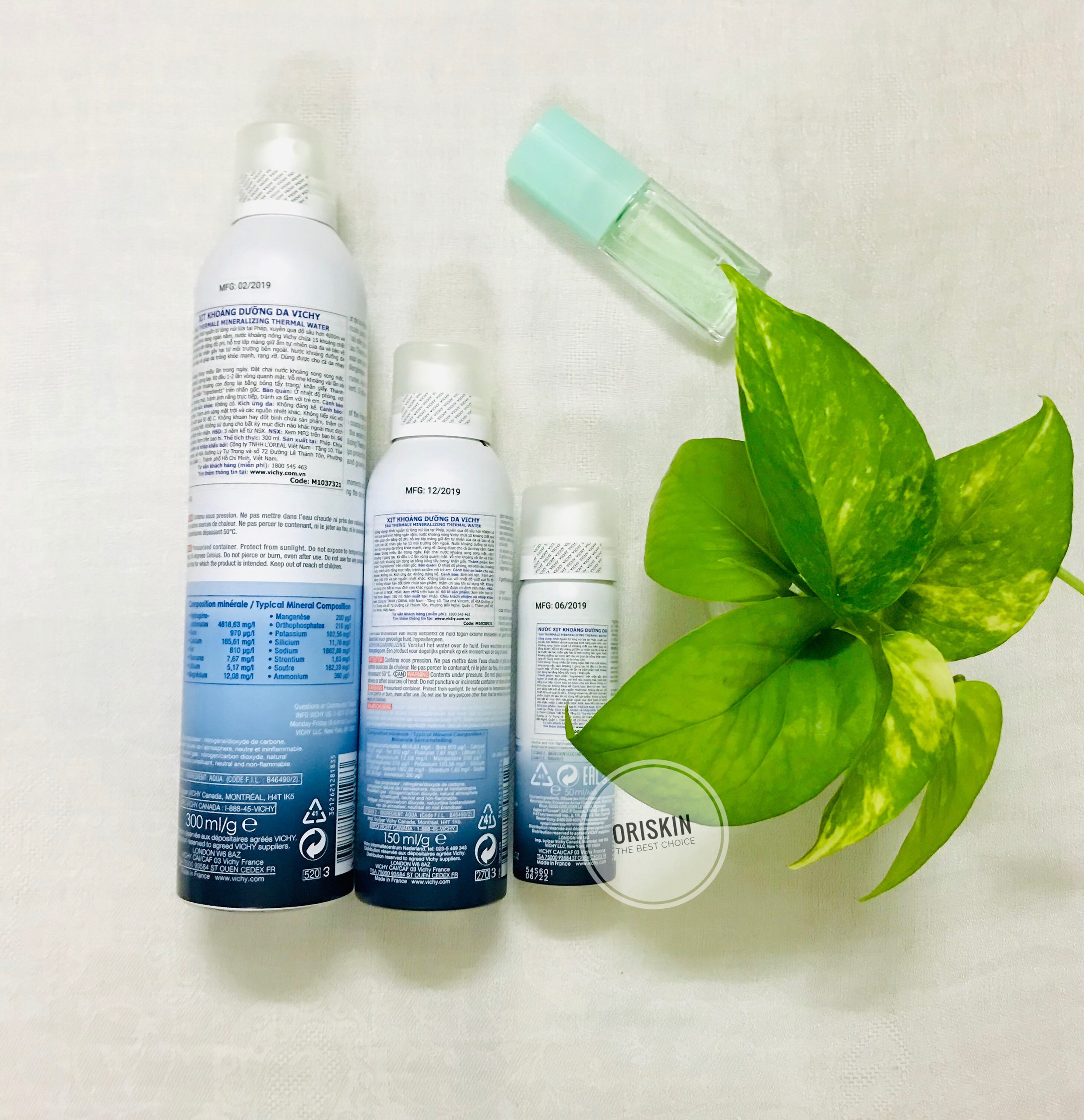VICHY XỊT KHOÁNG DƯỠNG DA 300ML