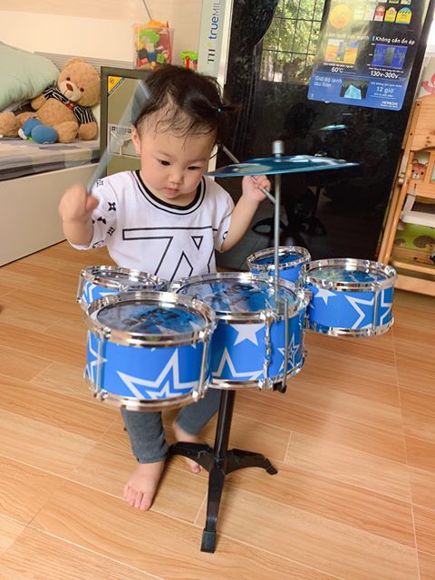 [HCM]BỘ TRỐNG CHO BÉ  JAZZ DRUM 5 TRỐNG