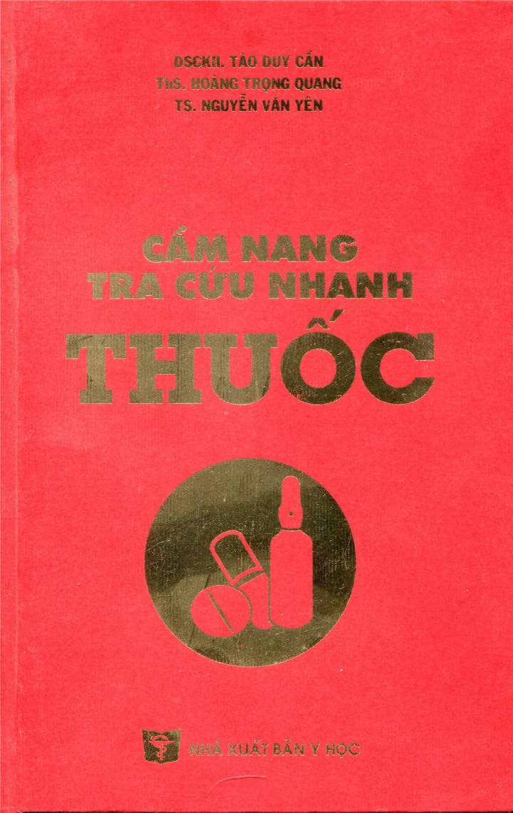Sách - Cẩm nang tra cứu thuốc nhanh