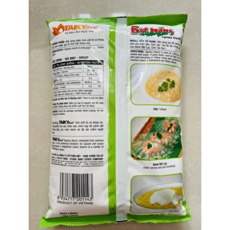 BỘT NĂNG TÀI KÍ (GÓI 1KG)