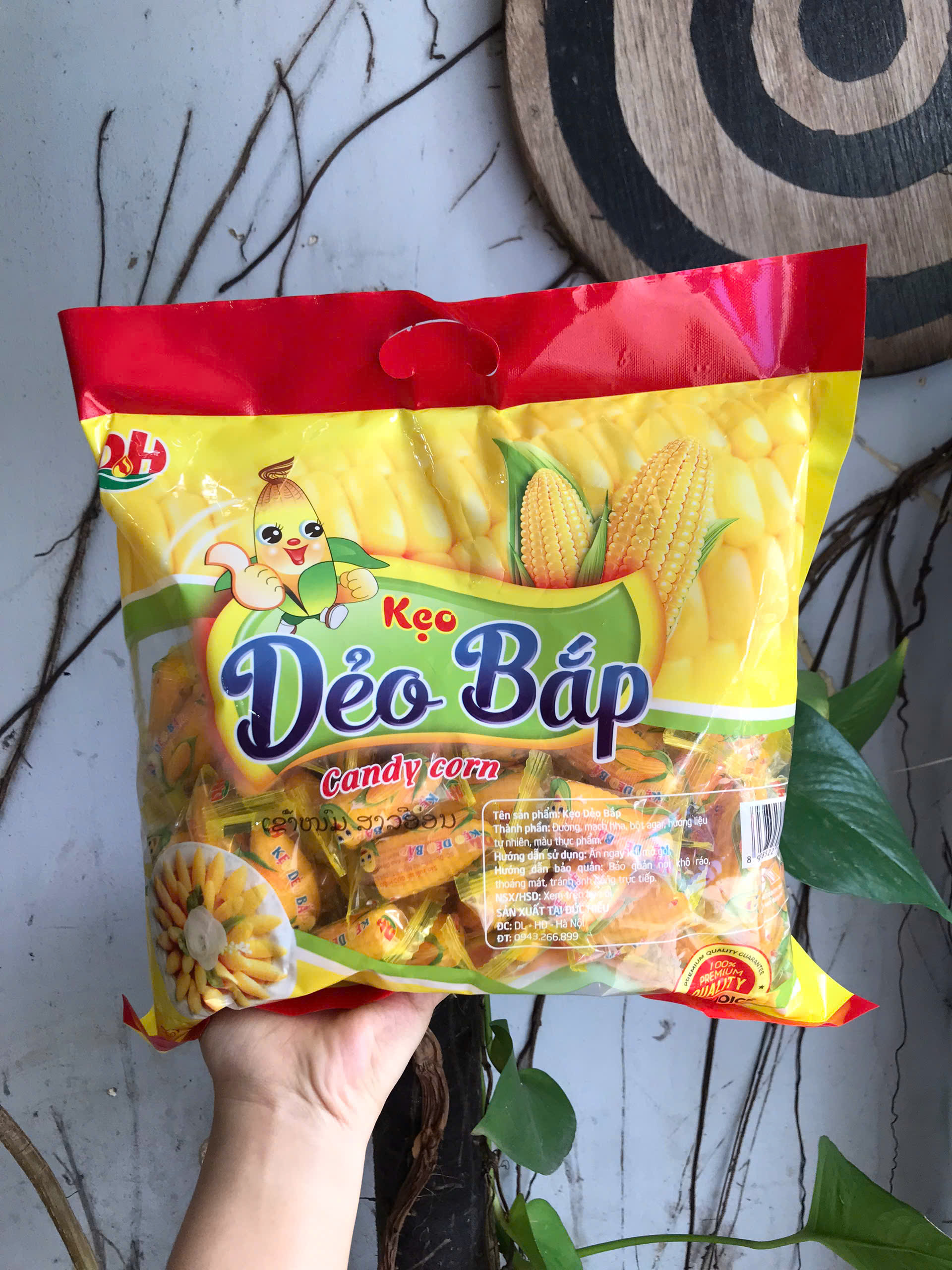 Kẹo Bắp Dẻo Đức Hiếu Loại 1 Việt Nam (Gói 1kg)