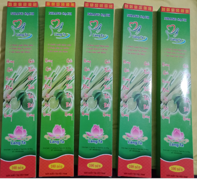 NHANG CHANH SẢ LÀNG TA 40CM HỘP 100 NÉN