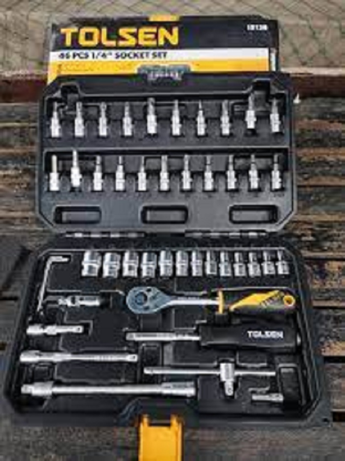 BỘ TÍP 1/4" 46 MÓN TOLSEN 15138
