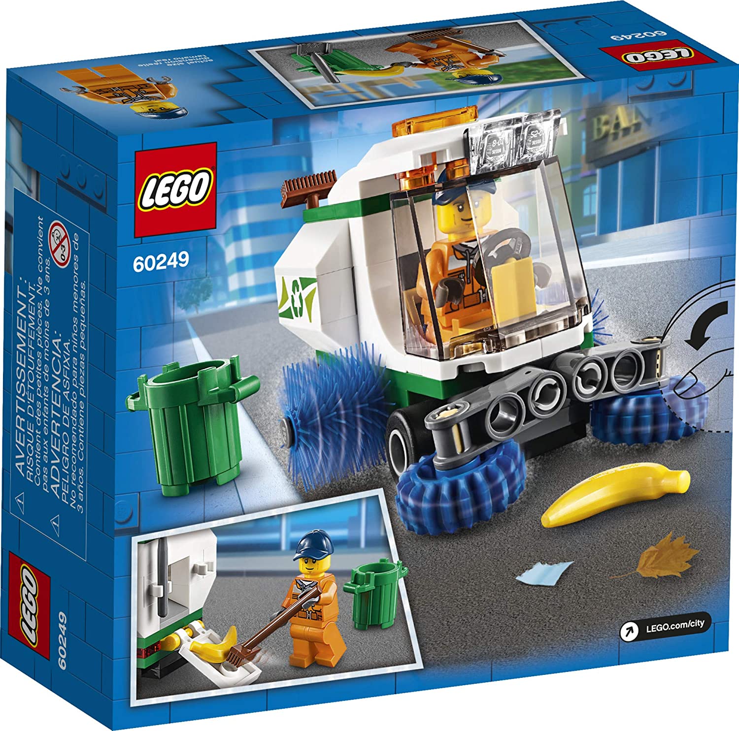 Đồ chơi LEGO CITY - Xe Quét Đường - 60249
