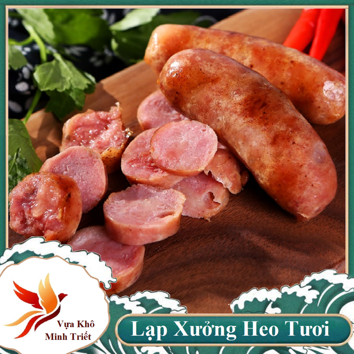 LẠP XƯỞNG ngon đặc sản miên tây hảo hạng loại 300GR- Vựa Khô Minh Triết