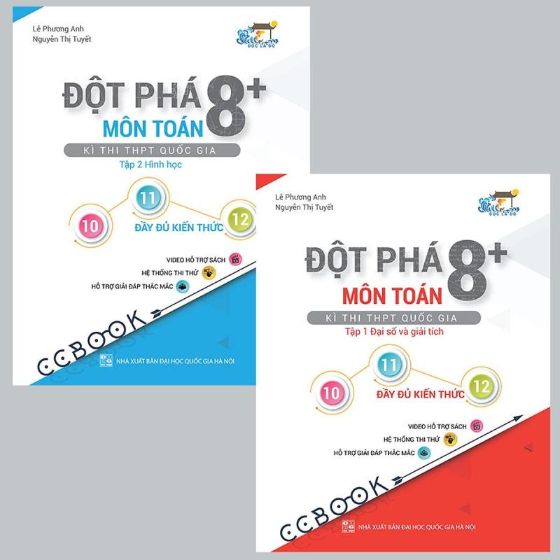 Mua Combo sách đột phá 8+ thi THPT quốc gia môn toán