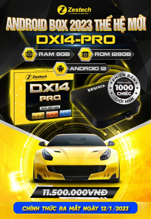 Carplay Android Box Zestech DX14 PRO (Mới 2023 - Siêu mạnh)