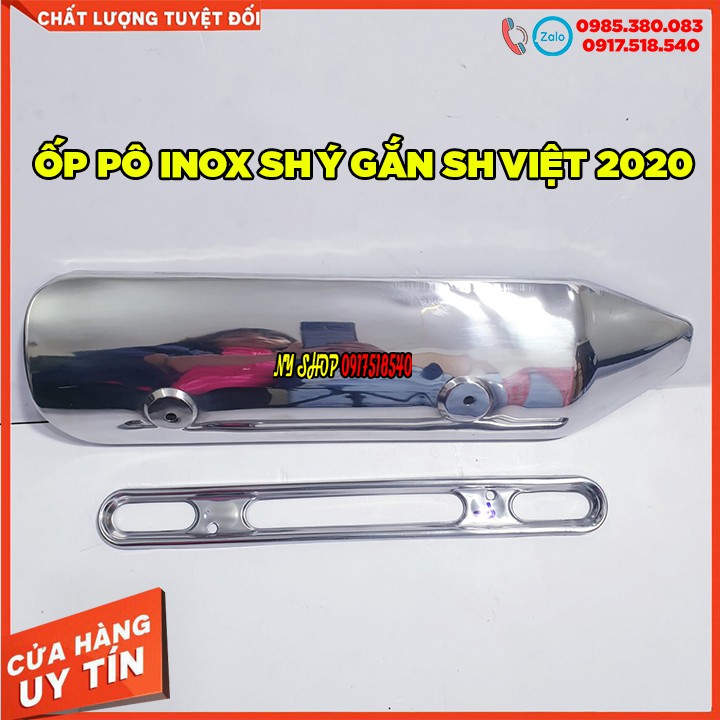 ỐP PÔ INOX SH Ý GẮN SH 2020