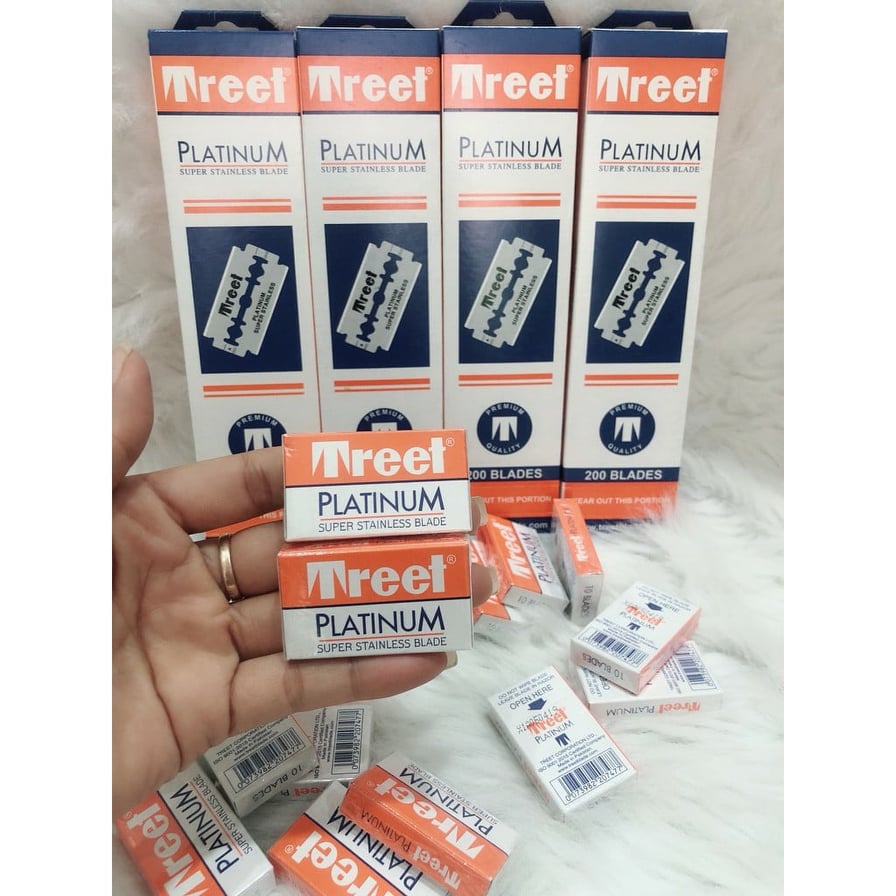 combo 5 hộp dao lam TREET (hộp 10 chiếc)