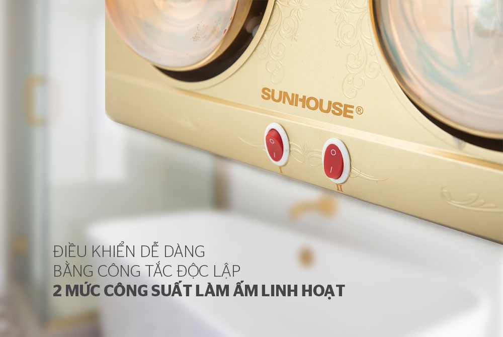 Đèn sưởi phòng tắm SUNHOUSE SHD3812