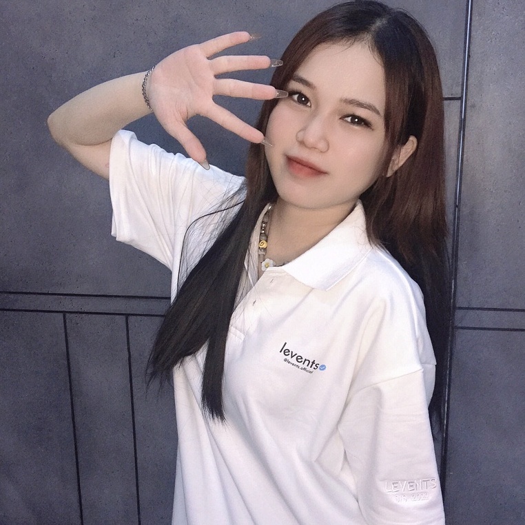 [ẢNH THẬT] Áo Polo Tay Lỡ Cổ Bẻ LEVENTS Basic Đen Trắng Unisex