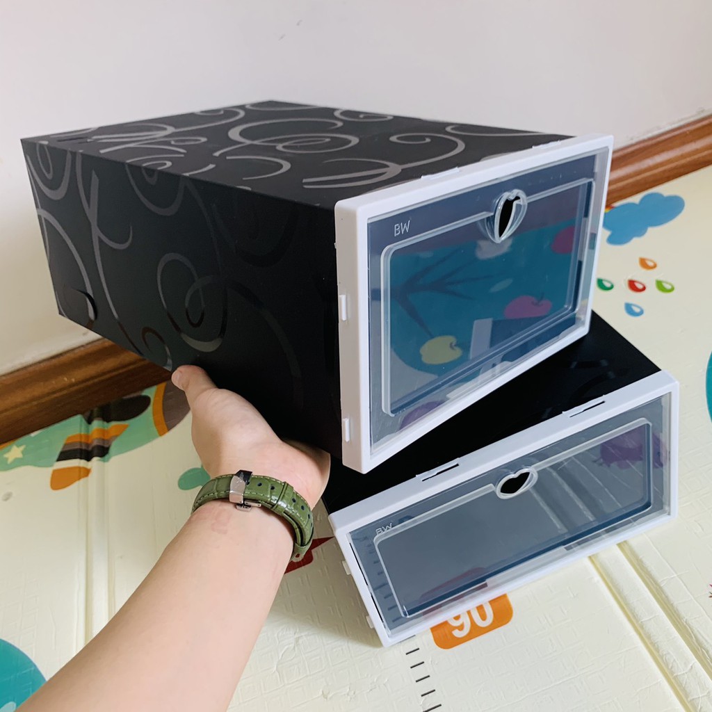 hộp đựng giày nhựa cho nam nữ (size 35-44)