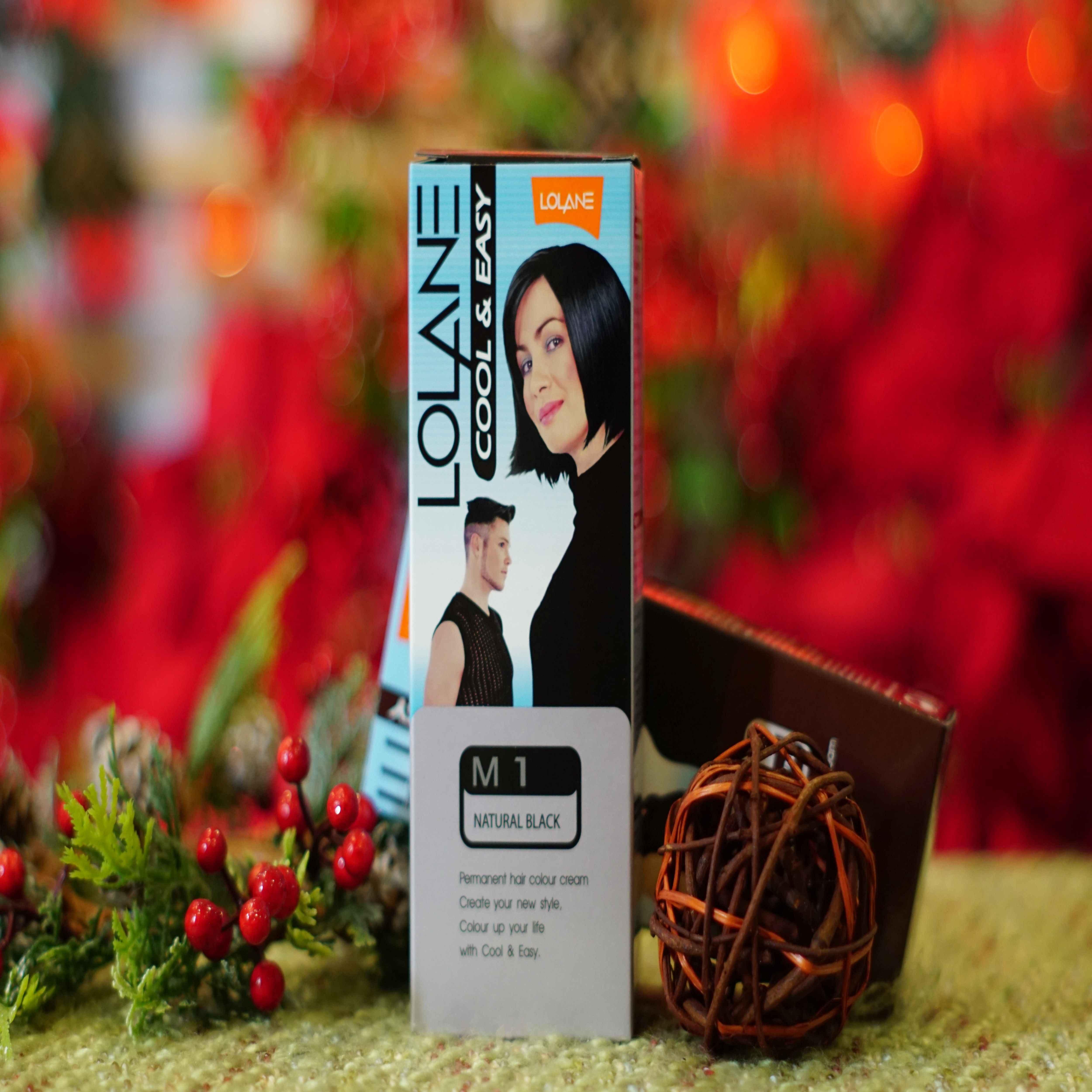 Thuốc nhuộm tóc màu đen tự nhiên M1 (phủ tóc bạc)