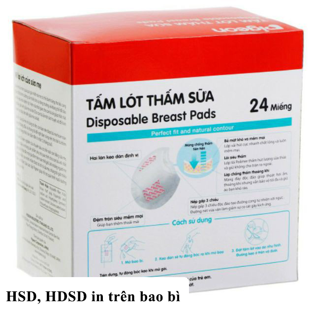 Tấm lót thấm sữa Pigeon, hộp 24 miếng