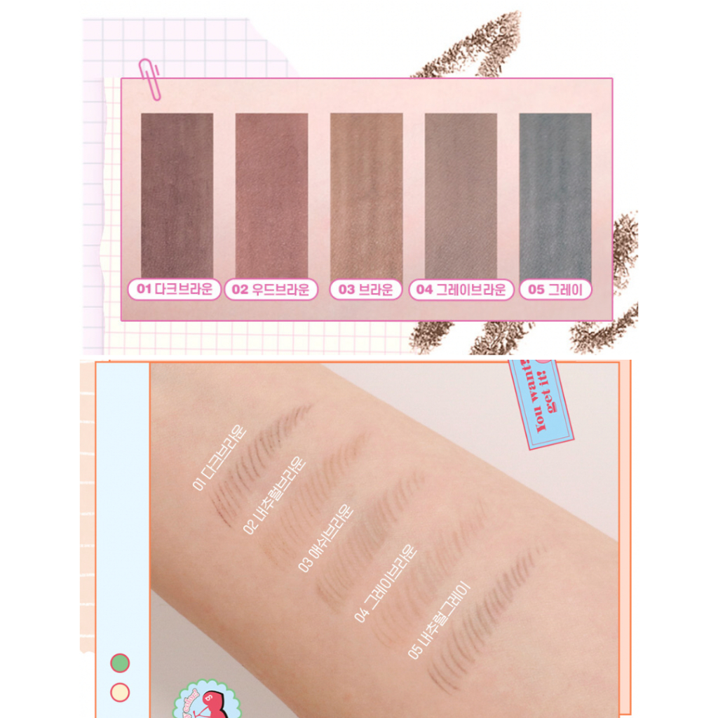 Chì kẻ mày COLORGRAM Brow Pencil