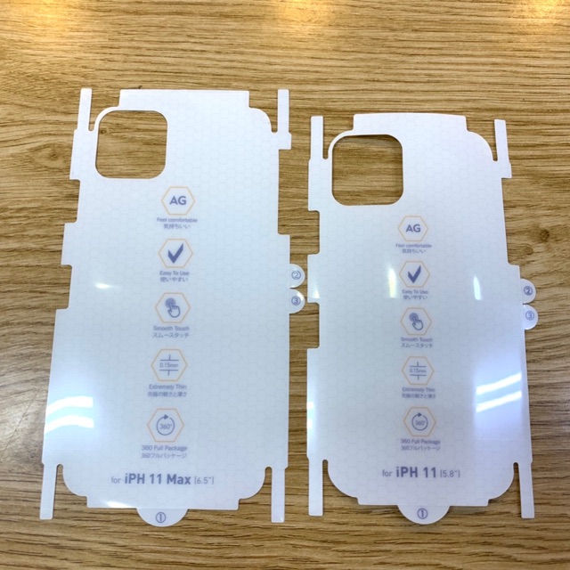 Miếng Dán PPF Mặt Sau Chống Vân Tay Cho iPhone 11 Pro Max, Dán Lưng iPhone