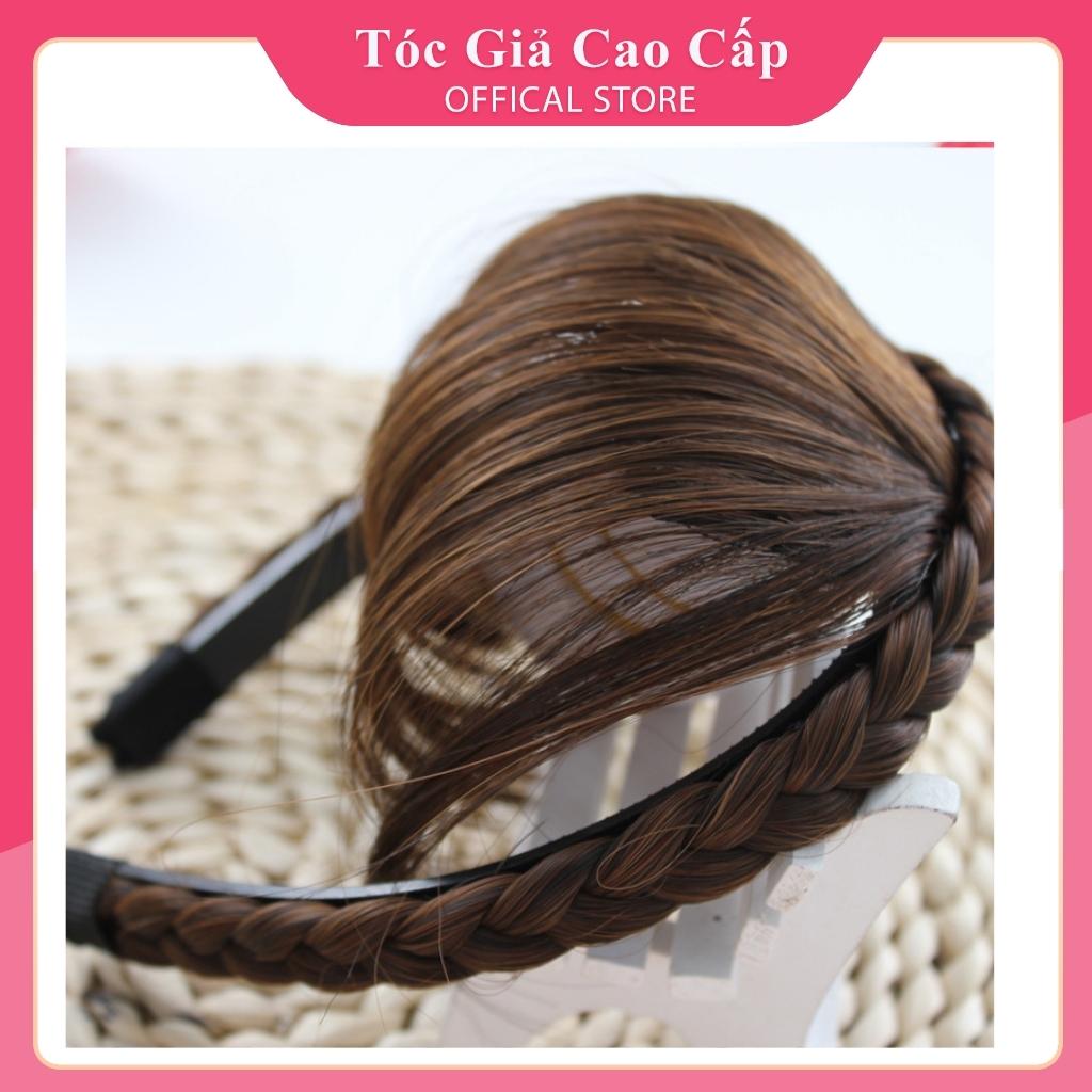 Tóc mái giả tết tóc kèm băng đô, PH999