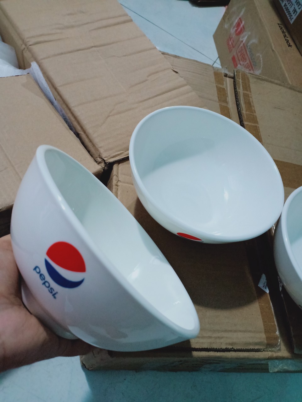 Bộ 2 Bát Tô Sứ Trắng - Quà Tặng Pepsi