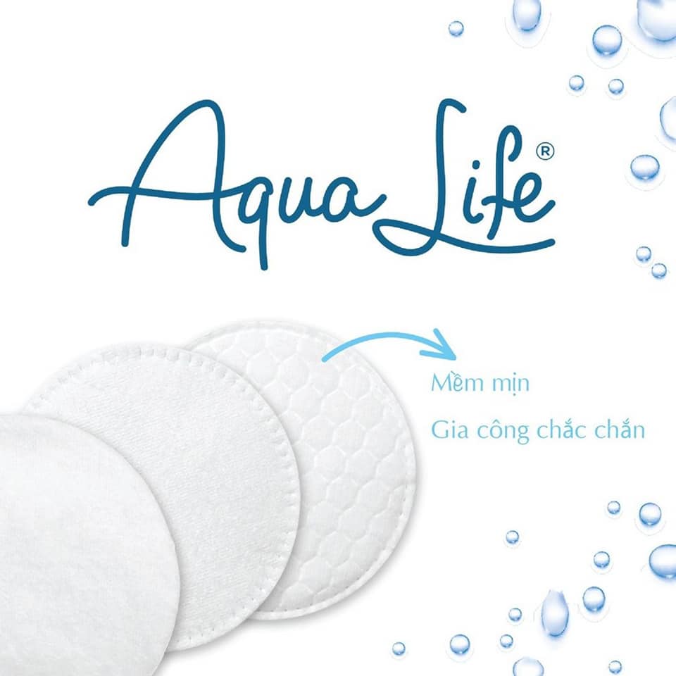 BÔNG TẨY TRANG AQUA LIFE COTONEVE 70 miếng