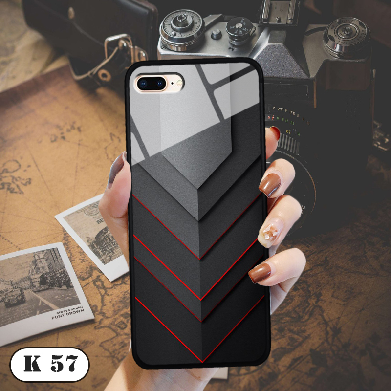 Ốp lưng kính 3D điện thoại IPHONE 8 PLUS