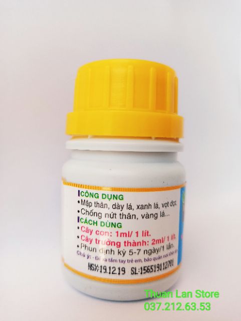 VK.HUMAT - Mập Thân, Dày Lá, Vọt Đọt (lọ 50ml)